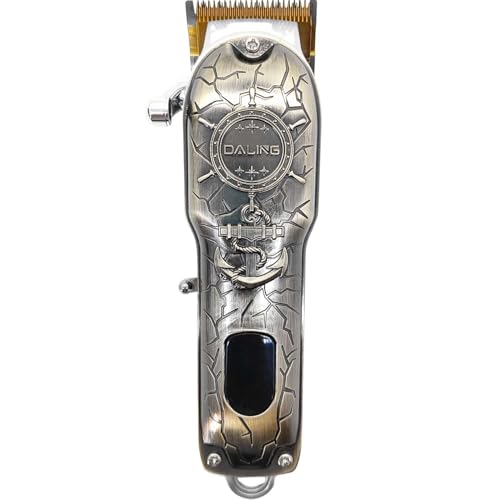 Kit Profissional Maquina de Cortar Cabelo Com Pentes de Corte Ajustáveis + Aparador De Pelos Profiss