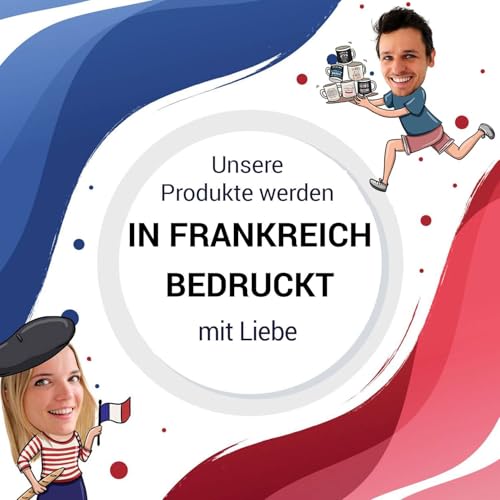 Planetee Baumwolltasche Lotte Glück haben - Tote Bag Geschenk Muttertag Geburtstag Schwester Weihnachten Tante Patentante Wiederverwendbarer Shopper