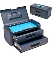 Character The Toolbox, 2-Drawer Steel Home Tool Storage and Organization Box, with Powder Coat Fi...