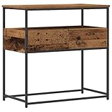 【 Dimensions Idéales :】 Avec des mesures de 75 x 40 x 75 cm, elle s'intègre facilement à côté de votre canapé ou comme console dans le couloir. Sa taille compacte s'adapte bien à n'importe quelle pièce tout en offrant assez d'espace pour vos objets.
