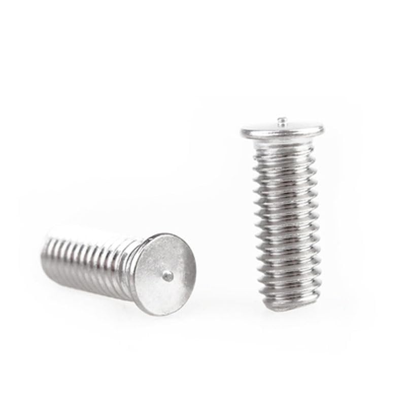 M3 Spot Welding Screws Bolts Energy Storage Stud Screw Bolt Stainless Steel - (Size: M3x6mm(50pcs))