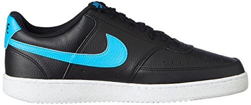 Image of Nike Mens Court Vision Lo Nn Black /Laser Blue-White Running Shoe - 10 UK, (DH2987-005)