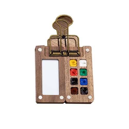 2026 Upgraded Tobios Watercolor Kit, Mini Watercolor Paint Set Paint Palette Travel Kit, Pocket Artist Watercolor Travel Set, Mini Portable Watercolors Travel Sets