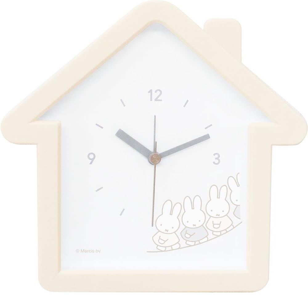 Amazon.co.jp: ティーズファクトリー ミッフィー ハウス型クロックお