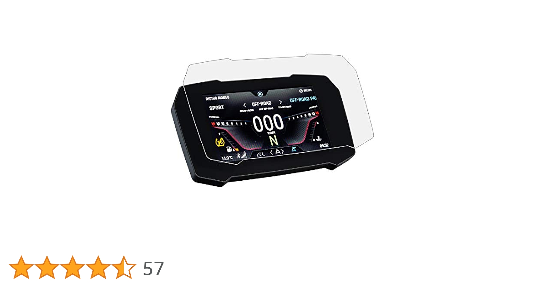 Protecteur D'Écran Nano Glass Speedo Angels Pour Tableau De Bord Tiger 900 GT/RALLY 2020 - Anti-Rayures