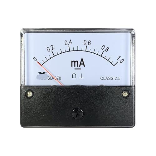 DC 100uA Microampèremètre SD670 Milliammètre encastrable pour tableau - 5