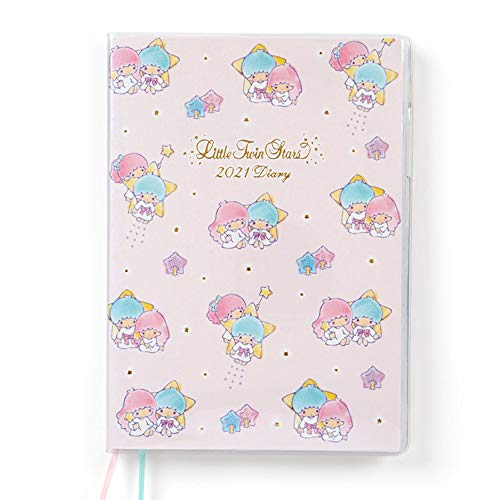 リトルツインスターズ B6ダイアリー(横罫タイプ) 2021