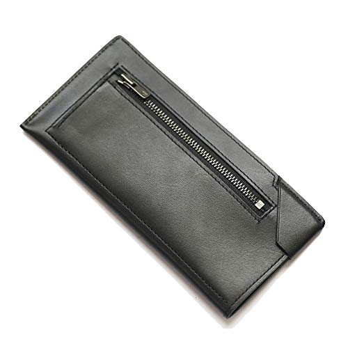 STATUSY 日本製 グレー 長財布 STATUSY グレー レザー 長財布