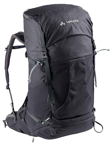 VAUDE Wanderrucksack Brenta 44+6l wasserabweisender Rucksack Damen & Herren komfortabler Trekkingrucksack mit integrierter Regenhülle praktische Fächeraufteilung