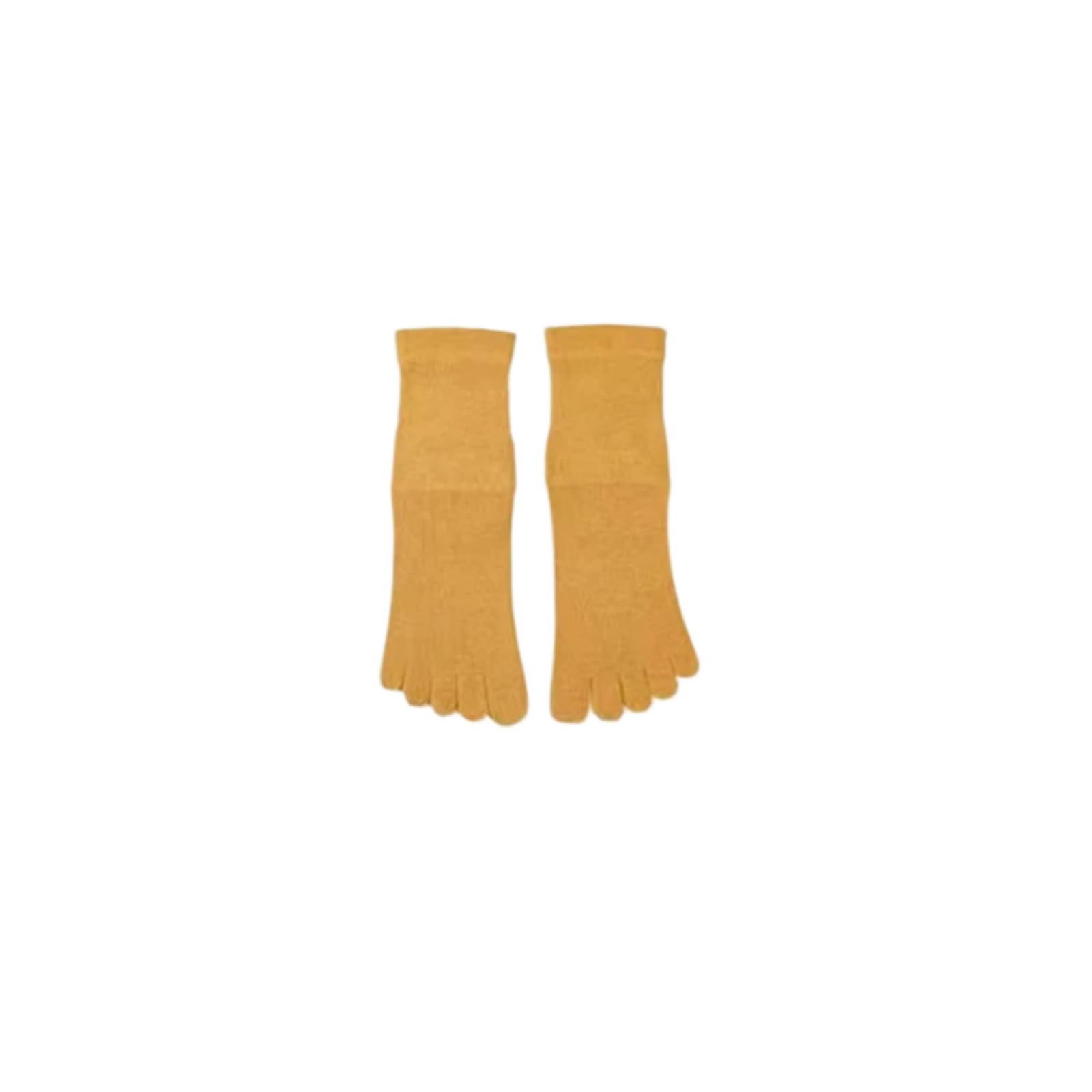 Calcetines largos de 5 dedos para mujer Calcetines de punta abierta Media Pantorrilla Calcetines de mujer