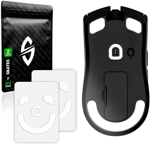 SensoryBoost DPS Glides (Lot de 2) pour Razer Viper V3 Hyperspeed – Ultra Rapides, Arrondis, Faible Friction, Durables – Patins de Souris de Rechange –...