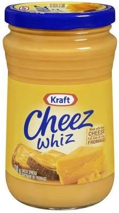 Kraft Cheez Whiz 450 grams Each Made With Real Cheese - Imported From Canada