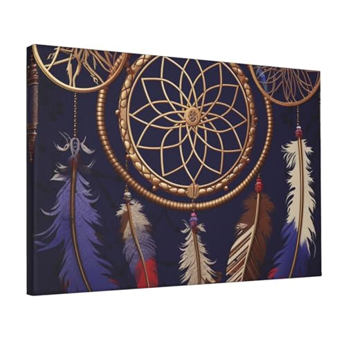 Dwrepo American Dream Catcher Print Wall Art Decorations Canvas Prints Wall Decor Modern Home Decorations For Living Room Bedroom 12x18in