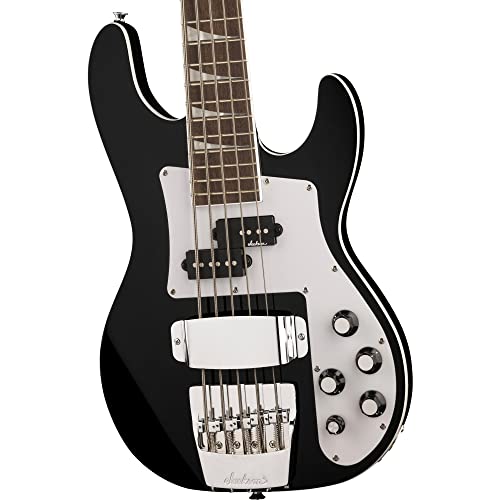 Jackson X Series Concert Bass™ CBXNT DX V, Gloss Black - Les Beatles, Paul McCartney, John Lennon, RIngo Starr, George Harrison Jackson X Series Concert Bass™ CBXNT DX V, Gloss Black – Image 7