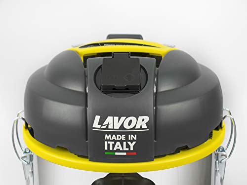 Lavor Aspirateur Eau et Poussière WT 30 XE, Réservoir en Acier INOX de 30 litres avec Prise pour Outils Electriques, Moteur à Haute Puissance de 800W - Image 4