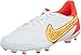 Nike Jr Tiempo Legend 9 Club MG, Scarpe da calcio Bambino, multicolore (white/volt-bright crimson), 38.5 EU