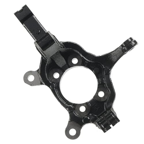 Image of Detroit Axle - Front Right Steering Knuckle for Nissan Sentra Juke Leaf NV200 Chevrolet City Express Passenger Side Steering Knuckle Assembly 2015 2016 2017 Replacement