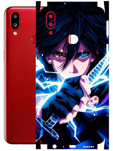 Image of AtOdds - Full Body Back Screen Guard Protector Film - Lamination Wrap Skin Sticker Compatible with Samsung Galaxy A10s | Scratchproof Matte Finish (Anime 42)