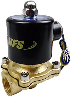 HFS (R) 12v Dc Electric Solenoid Valve Water Air Gas, Fuels N/c - 1/2IN NPT Available (12V DC 1/2IN NPT)