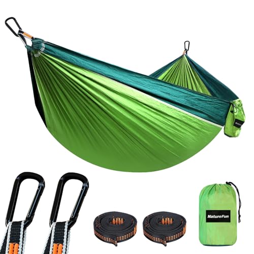NATUREFUN Ultra-Light Travel Camping Hammock | 300kg Load Capacity,(275 x 140 cm...
