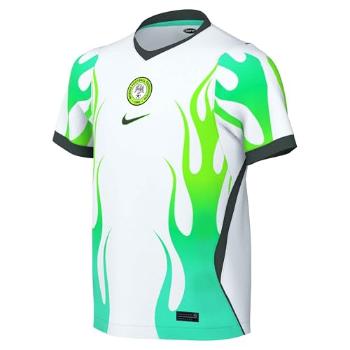Maillot Nigeria enfant avec technologie Nike Dri-fit pour jouer au football au sec