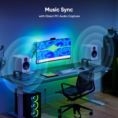Tira LED Nanoleaf PC Screen Mirror RGB 2.5M miniatura 5