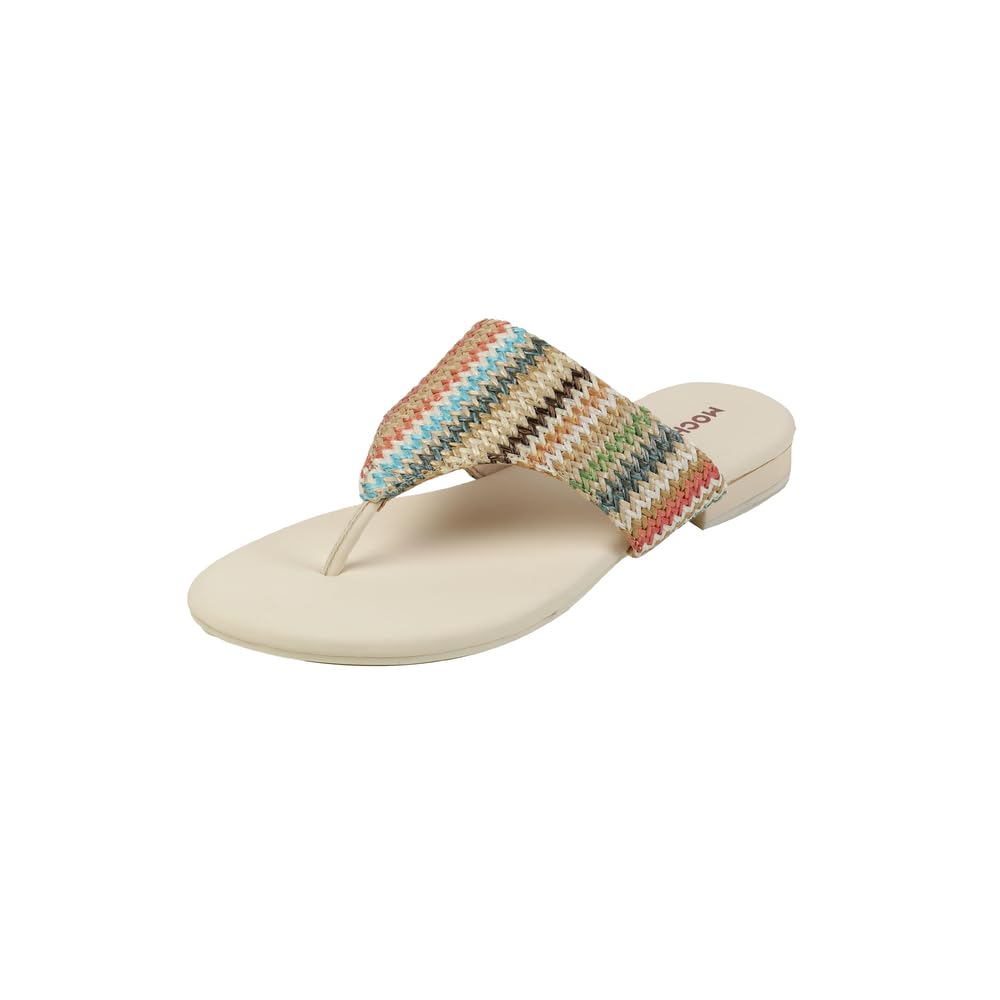 Mochi Women's Colorful Zigzag Woven Strap Sandals - Review, Price and Buying Guide