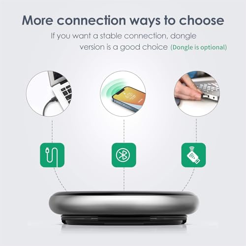 Image of Yealink Bluetooth Speakerphone Conference Microphone Teams Certified CP700 USB Full Duplex Noise Reduction Algorithm Home Office 360 Voice Pickup (Package Without dongle)