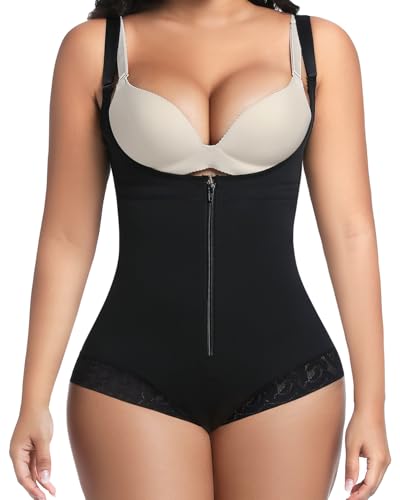 anylost Fajas Colombianas Shapewear for Women Tummy Control,Faja Body Shaper Butt Lifter Bodysuit
