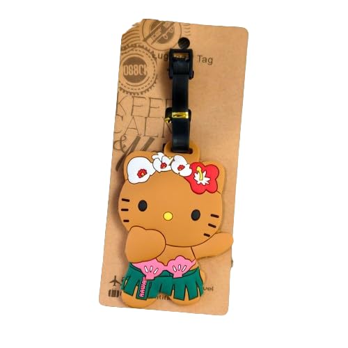 キティ ハワイ　限定 ラゲージタグ　ネームタグ　日焼け　ご当地 ハローキティ - 【新品未使用】日焼けキティ ラゲッジタグ