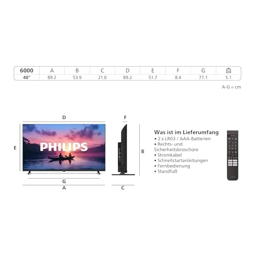 Philips 32PHS6000 32 Zoll Smart TV