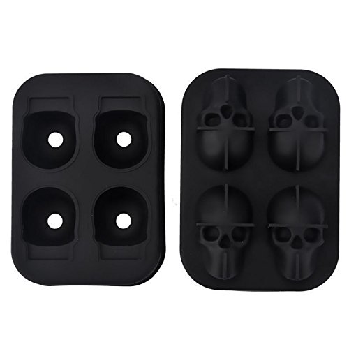 Molde de Silicona para Cubos de Hielo 3D Calavera miniatura 4
