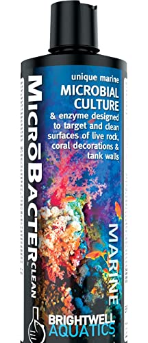 Brightwell Aquatics MicroBacter Clean Marine Aquarium Cleaner Aid 250 ml