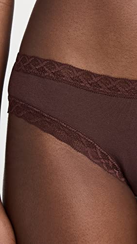 Natori Women's Bliss Girl Brief 3 Pack, Lt Grey Htr/Lime Cream/Java, Xs #TOP3