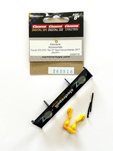 Alettone posteriore Carrera DIGITAL 124 Pièces de Rechange pour Ferrari 575 GTC No.10 Spa Francorchamps 2017