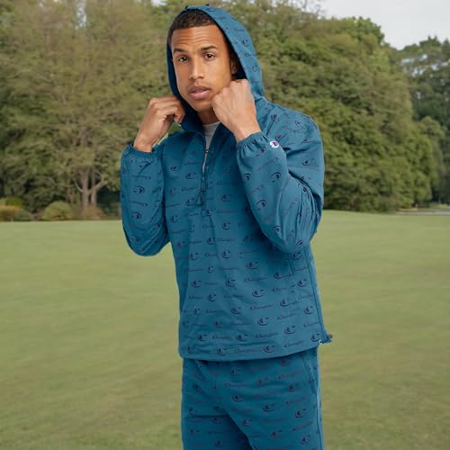 Image of Champion Men's Jacket, Windbreaker Jacket for Men,anorak Jacket With Scuba Hood,water-resistant