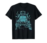 Minecraft Dungeons 2 Twisted Warden Deep Dark Blue Glow T-Shirt, Men, Black, 3X-Large