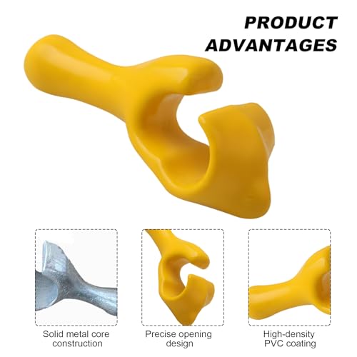 Image of KVAEY Coated Bead Keeper Tire Changer Tool, Cast Iron Coated Tire Changing Tool Bead Retainer, PVC Coated Bead Keeper Heavy Duty Thing Tire Mounting Tool for Most Motorcycles