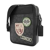 [コーチ] ショルダーバッグ SULLIVAN シグネチャー クロスボディ 斜め掛け CAT79 QBA5F (チャコール×マルチカラー) アウトレット メンズ [並行輸入品]