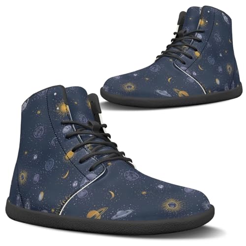 Binienty Barefoot Shoes Bottines légères et antidérapantes pour homme et femme, Galaxie bleu...