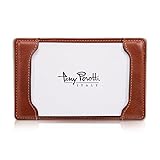 Tony Perotti Italian Leather Pocket Index Card Holder 3x5 - Portable Index Card Case - Memo Jotter Note Card Case Holds 3' x 5' Index Cards