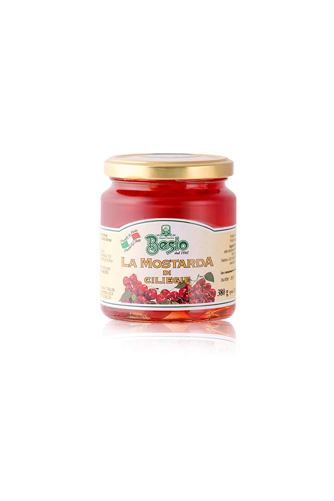 Besio Mostarda di Ciliegie Tipo Cremonese - 380 gr