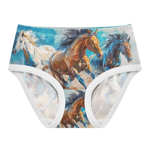 Girls' Underwear Horses Toddle Brief Panties 2T-8Y 20325354