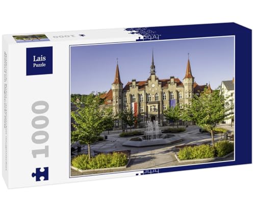 Lais Puzzle Walbrzych, Polonia - Consejo neugótico pintado en el Plaza Magistracki (1000 piezas)