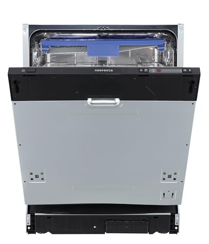 Respekta Anesa GSP60BAV - Lavavajillas empotrables (60 cm) / 9 programas/Aquastop/Apertura automática de la puerta/Soporte para copas de vino / 42 dB/Clase B
