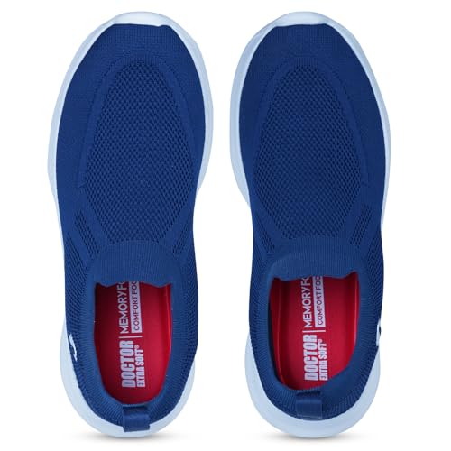 Image of DOCTOR EXTRA SOFT Men's Slip-On Sports Shoes | Memory Foam Cushioned Insole | Lightweight Running, Walking, Gym, Training & Casual Sneakers for Men & Boys | NEW-2008