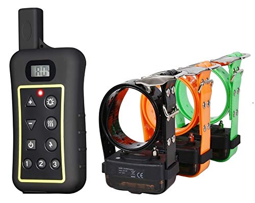 FilAnimal Trainertech PTS1200 Original, 1200 mètres pour 1, 2 ou 3 Chiens à la Vue 100% Submersible - Collier éducatif et Anti-aboiement Automatique, 5 Modes - Fonctionnement Simple