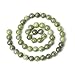 CHEAVIAN 45PCS 8mm Natural Taiwan Green Jade Round Loose Beads for Jewelry Making DIY Bracelet Necklace Materials 1 Strand 15