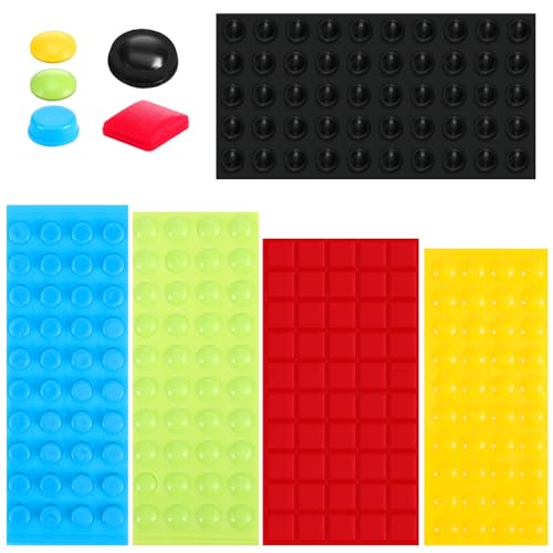 Bump Dots for Visually Impaired 250pcs Multiple Colors Sizes Shapes Tactile Stickers Low Vision Aids Braille Stickers for Blind Elderly Braille Bump Sticker