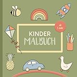 Mal- und Kritzelbuch für Kinder ab 1 Jahr: Erster Malspaß für kleine Künstler I Liebevoll gestaltete Motive mit großen Ausmalflächen I Zur Unterstützung der Kreativität und Motorik - Swetlana Titow 